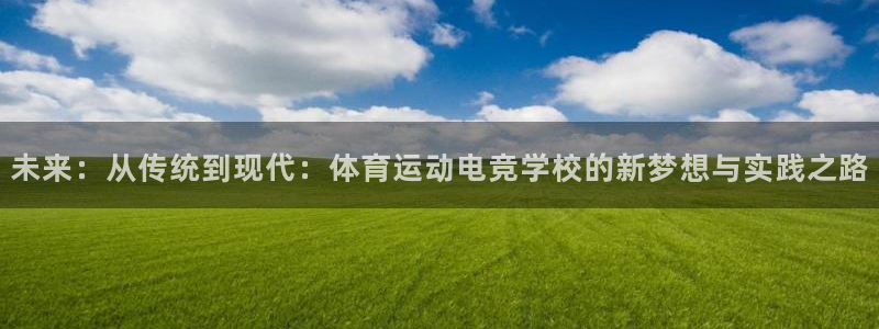 抖球体育直播：未来：从传统到现代：体育运动电竞学校的新梦想与实践之路
